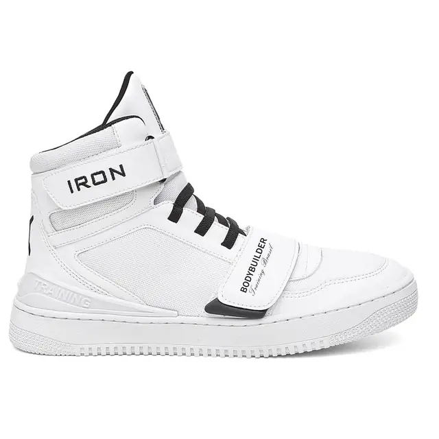Bota de treino Iron Training branca modelo Bodybuilder
